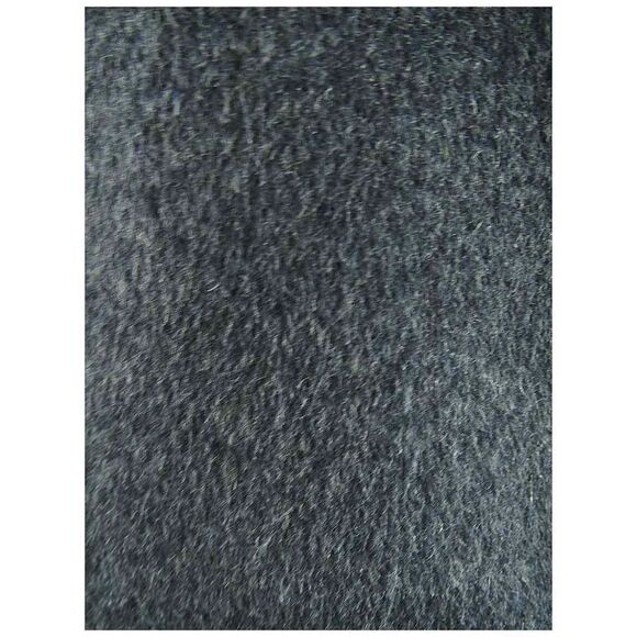 DKNY Women's Asymmetrical Faux-Fur-Collar Coat (XS, Charcoal) - Picture 3 of 3